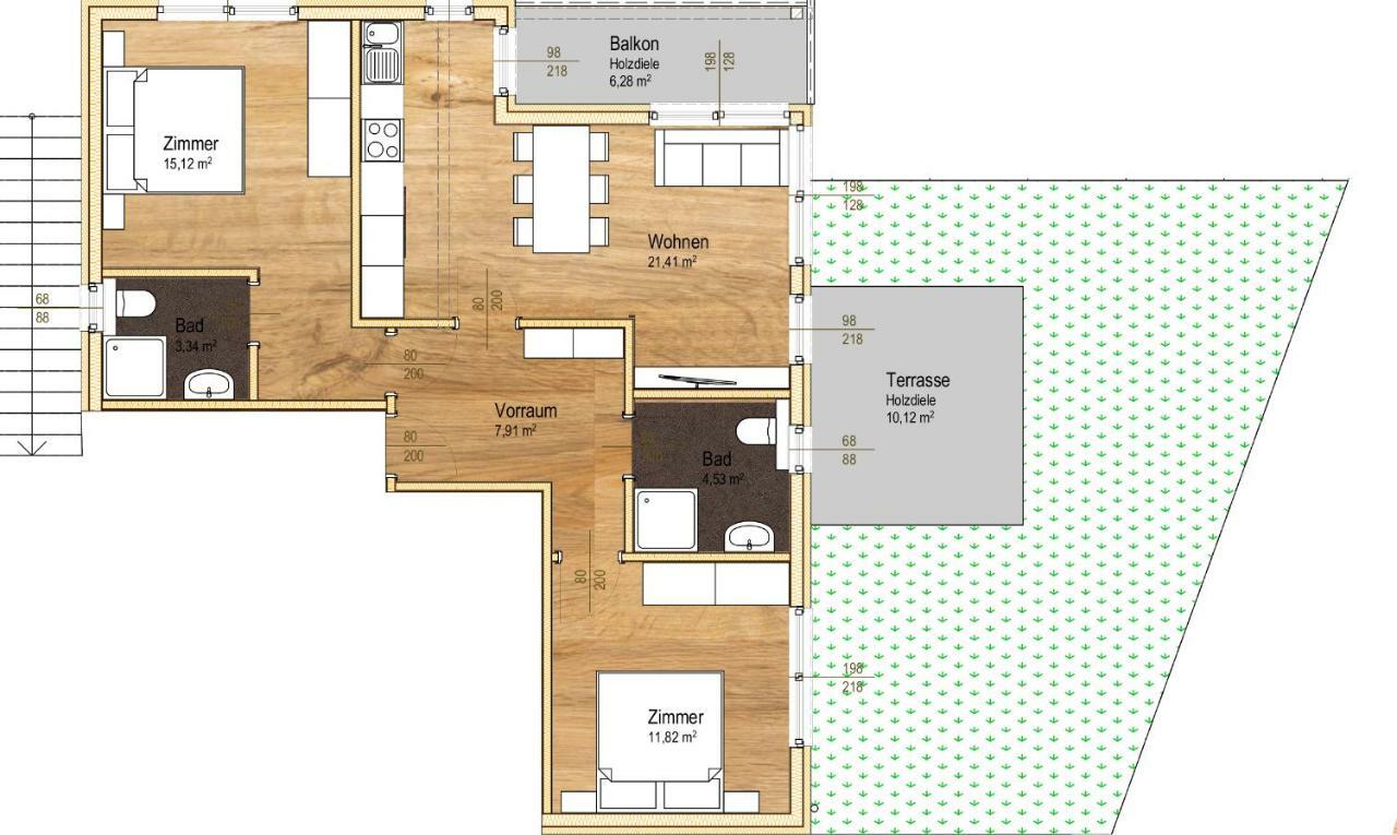 Apartament Mounira Ladis Zewnętrze zdjęcie